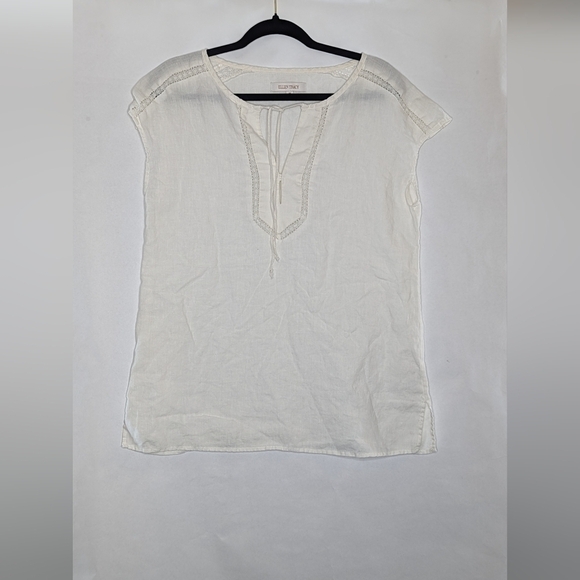 Ellen Tracy Tops - Ellen Tracy Top Linen Sheer